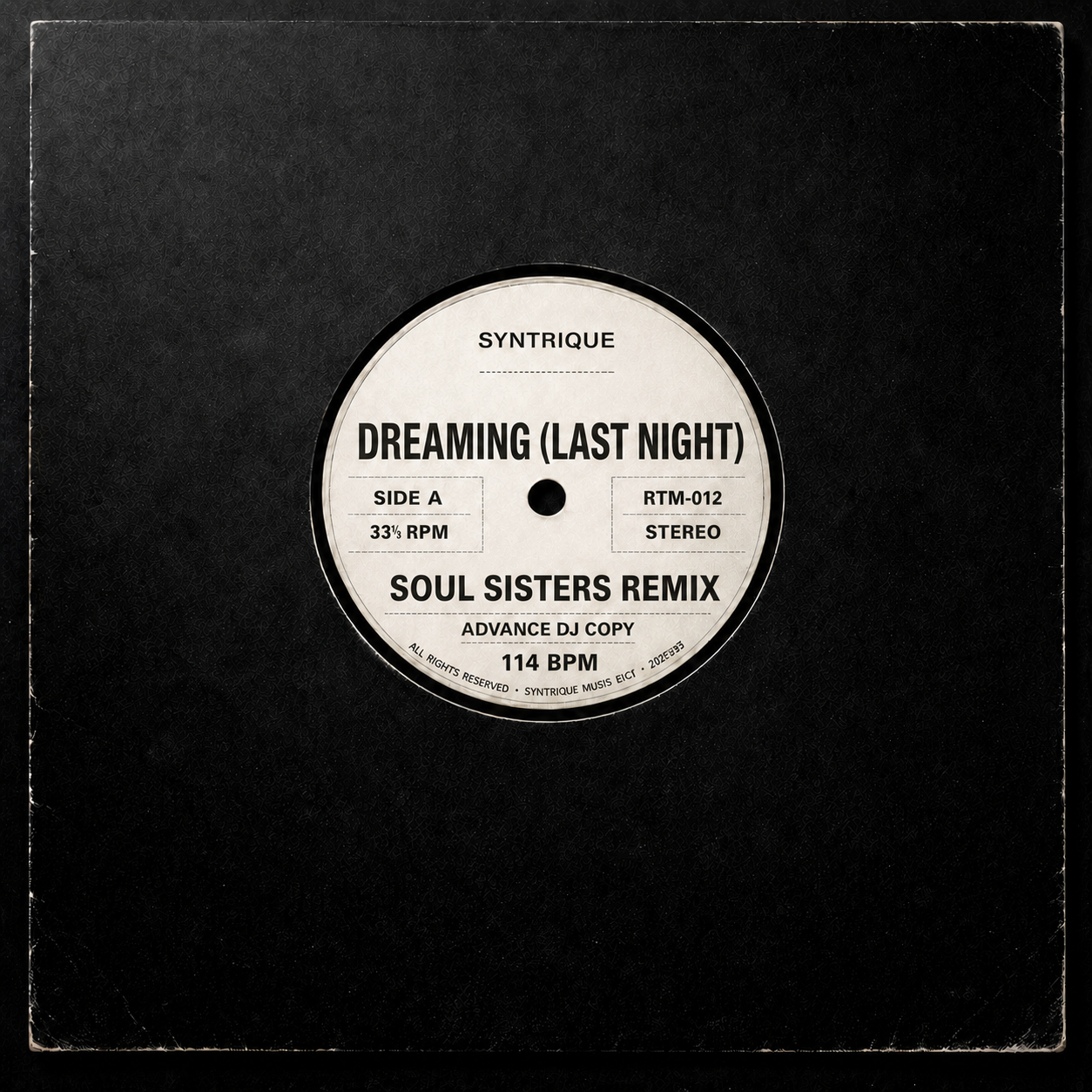 Syntrique - Dreaming (Last Night) (Soul Sisters Remix)